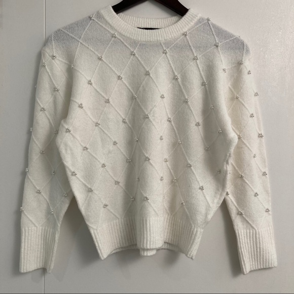 NWOT! - Black Tape | Chantilly Pearl Sweater - Picture 10 of 14